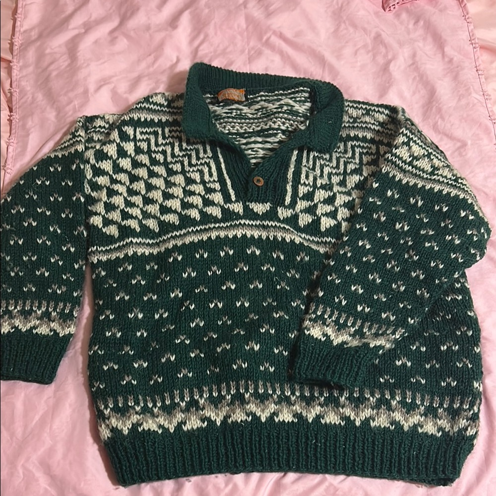 100% handmade Wool sweater